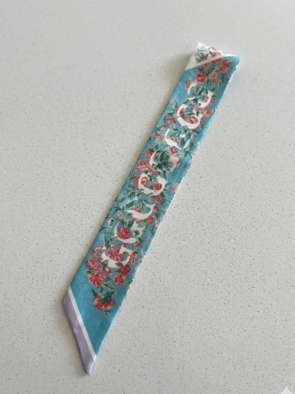 New Summer Floral Extra Long Ribbon Scarf 🌸